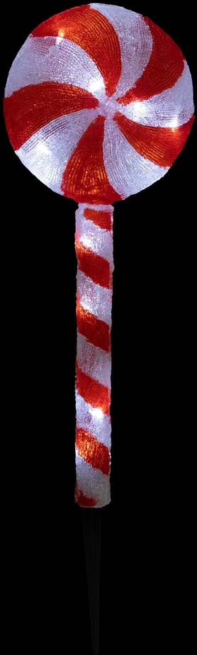 Fééric Lights and Christmas Lamp Kalėdinė saulės energija varoma lempa, įsmeigta į kartį, 65 cm