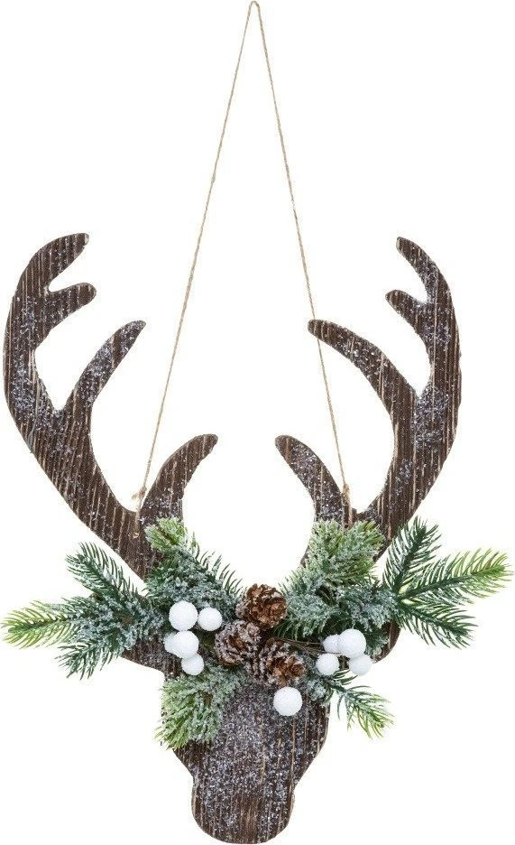 Fééric Lights and Christmas Pakabinamas papuošalas su elnio motyvais, kalėdinis papuošalas, 34 cm