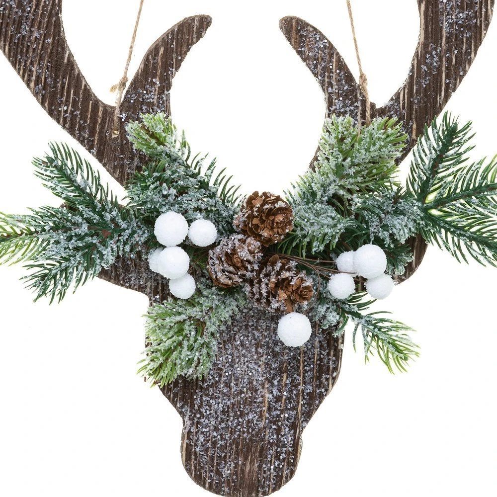 Fééric Lights and Christmas Pakabinamas papuošalas su elnio motyvais, kalėdinis papuošalas, 34 cm