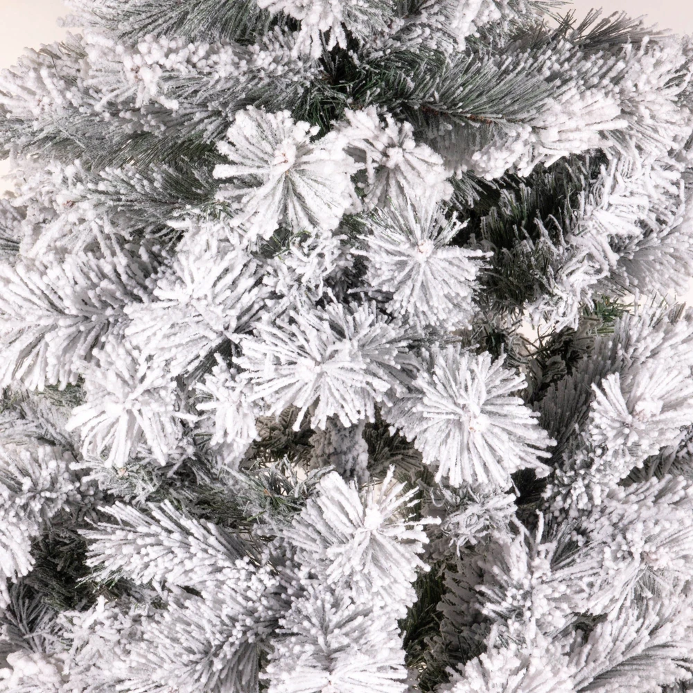 Fééric Lights and Christmas Dirbtinio sniego dengta Kalėdų eglutė, 150 cm