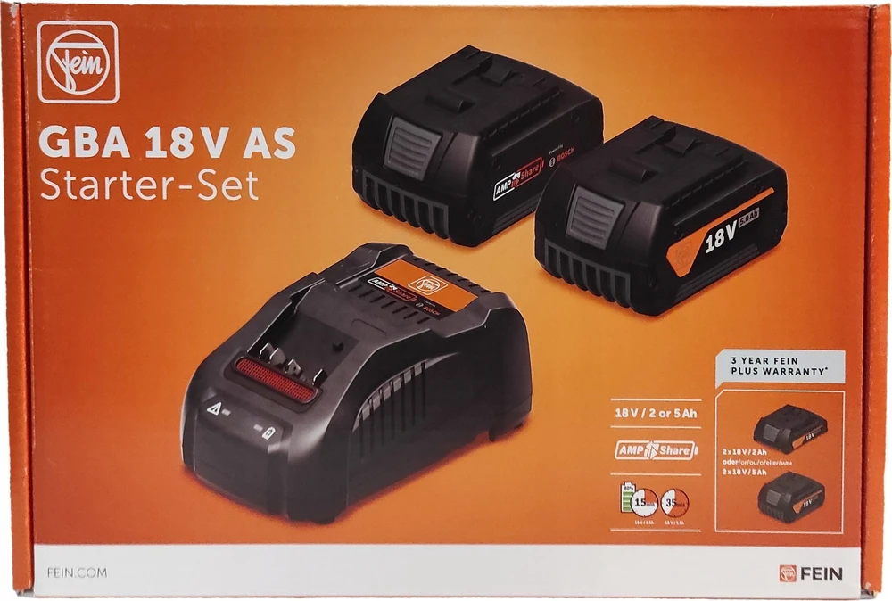 Fein MULTIMASTER AMM 500 PLUS TOP AS STARTER 2x2Ah daugiafunkcis įrankis