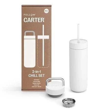 Fellow Carter 2-in-1 šaldymo rinkinys, 591 ml - Matte Baltas