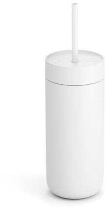 Lid with a straw for Fellow Carter mugs Cold Matte Baltas