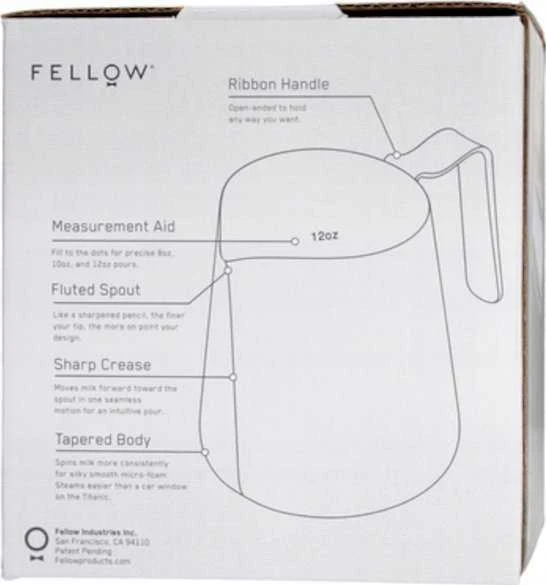 Fellow Eddy pieno ąsotis - 530 ml sidabro