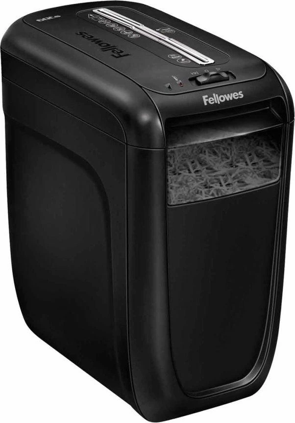 Fellowes Powershred | 60Cs | Juodas | 22 L | Kreditinių kortelių smulkinimas | 75 dB | Popieriaus apdorojimo standartas / išvestis 10 lapų per eigą | Skersinis smulkintuvas | Garantija 24 mėn.
