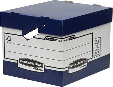 Fellowes Bankers Box dokumentų dėžė su dangčiu