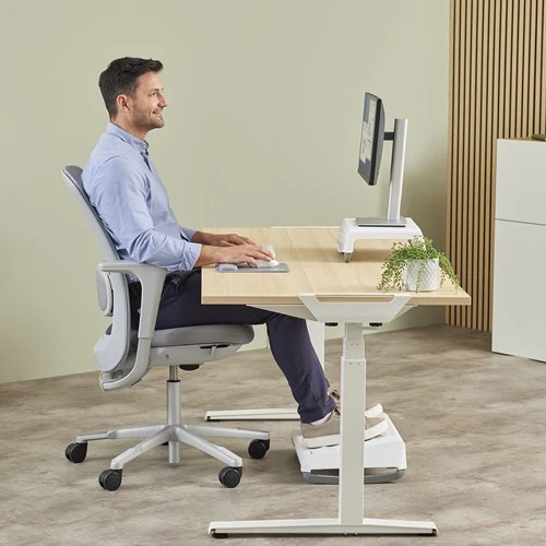 Klaviatūra Fellowes | „Breyta Compact“ klaviatūros (TKL) riešo atrama | Pilkas