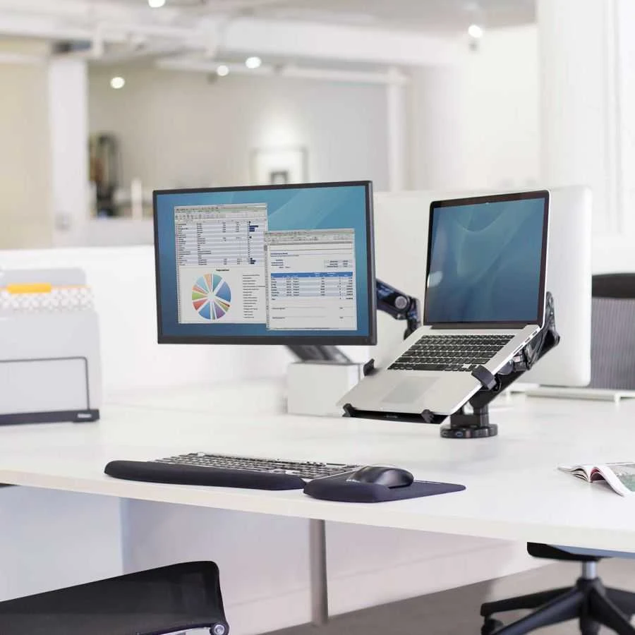 Laikiklis Fellowes | Platinum Series Dual Horizontal Monitorius Arm | 8042501 | Juodas