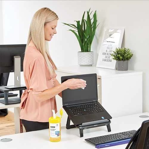 Valiklis Fellowes 100 ekrano valymas – Įrangos valymo drėgnos šluostės – LCD/TFT/Plazma – Daugiaspalvis – 82 mm – 82 mm – 170 mm