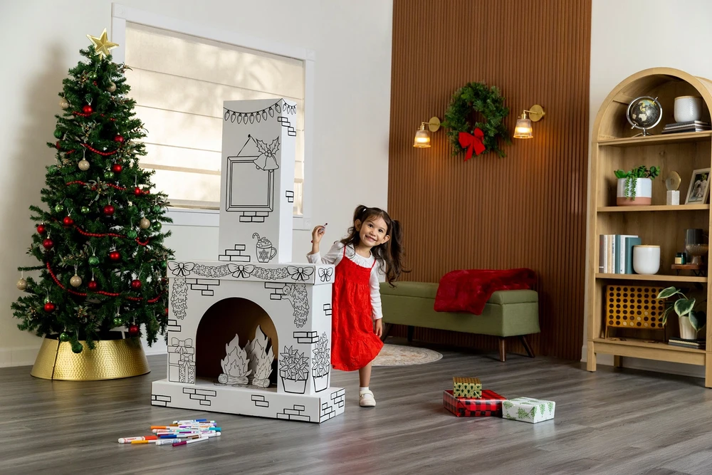 Fellowes Žaidimų namelis christmas fireplace/100143948