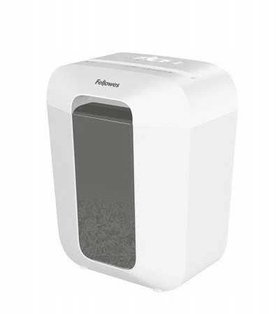 Fellowes Powershred LX 50 baltas smulkintuvas su permatomu langeliu