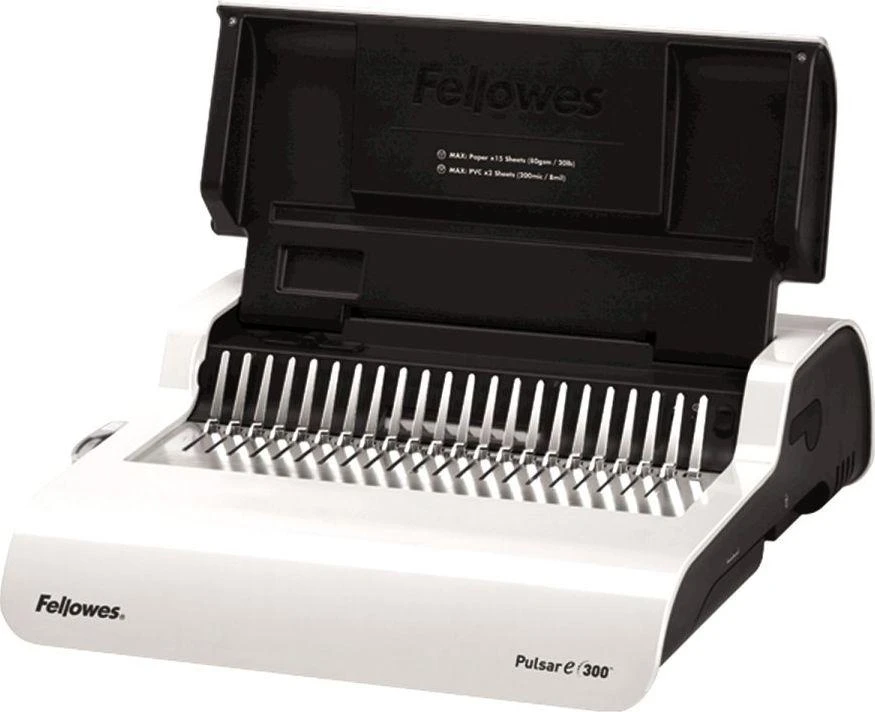 FELLOWES PERFORIOR PULSAR-E Elektrinė lenkimo mašina 15 lapų, komplekte pradinis lenkimo rinkinys 10 lapų