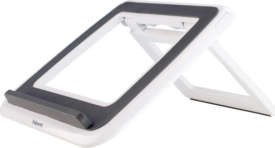 Nešiojamojo kompiuterio stovas FELLOWES I-SPIRE QUICK LIFT, balta/pilka sp.