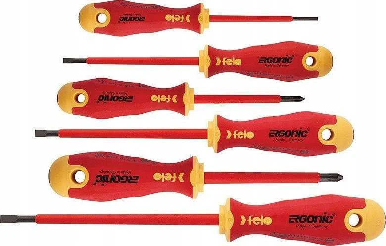 Įrankių rinkinys Felo Rinkinys 6 wkrętaków Ergonic VDE + magnetyzer