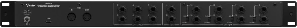 Fender Quantum LT 16 EU - USB-C audio interface