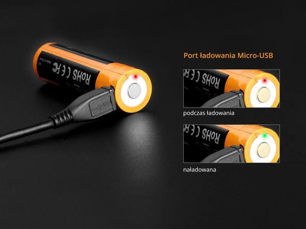 Fenix USB akumuliatorius ARB-L14U (14500 1600 mAh 1,5 V)