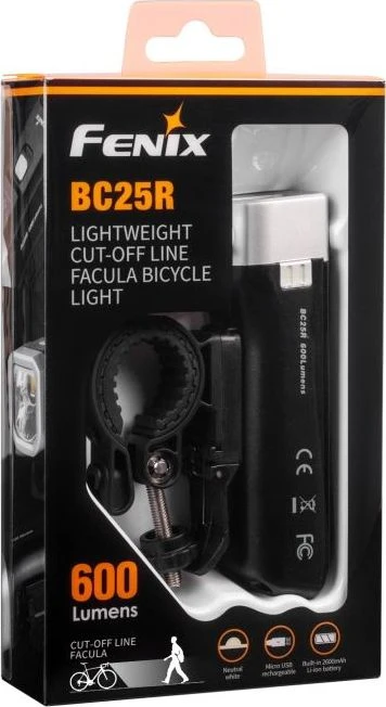 Žibintas dviračiui Fenix BC25R, 600lm