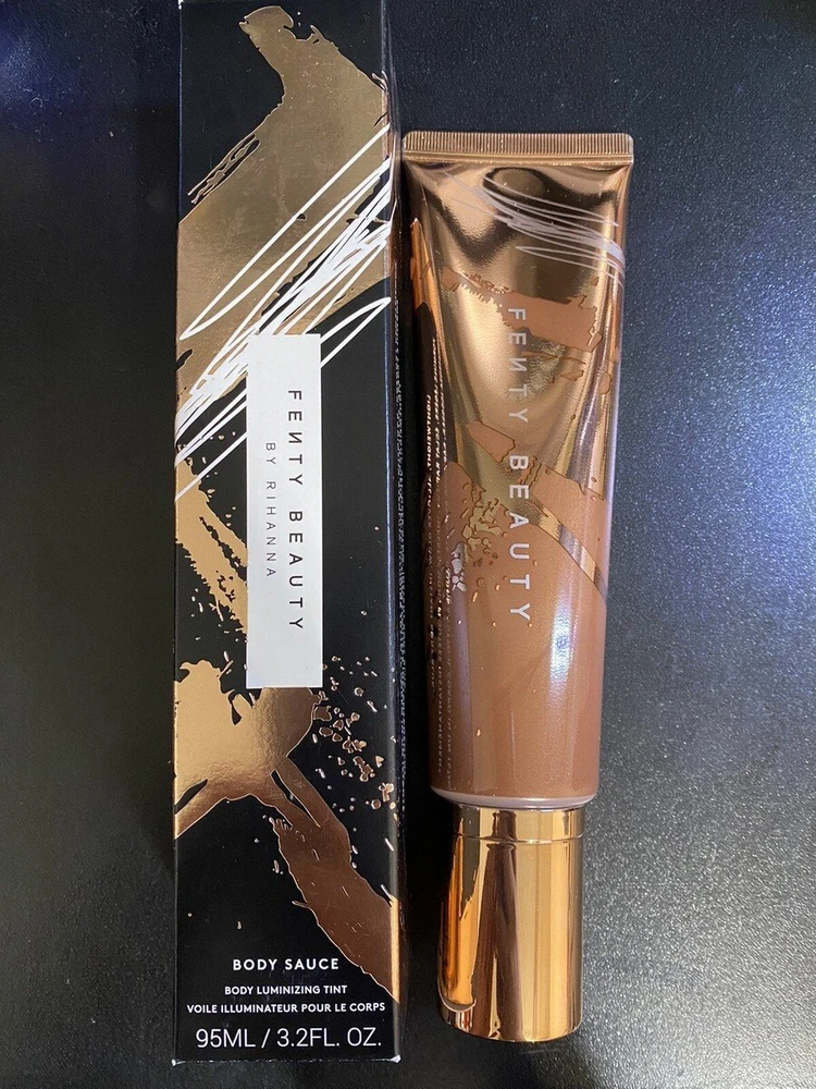 „Fenty Beauty“ kūno kremas „Luminous Tinted Moisturizer“ – 06 „Sinamon Sizzle“, 95 ml