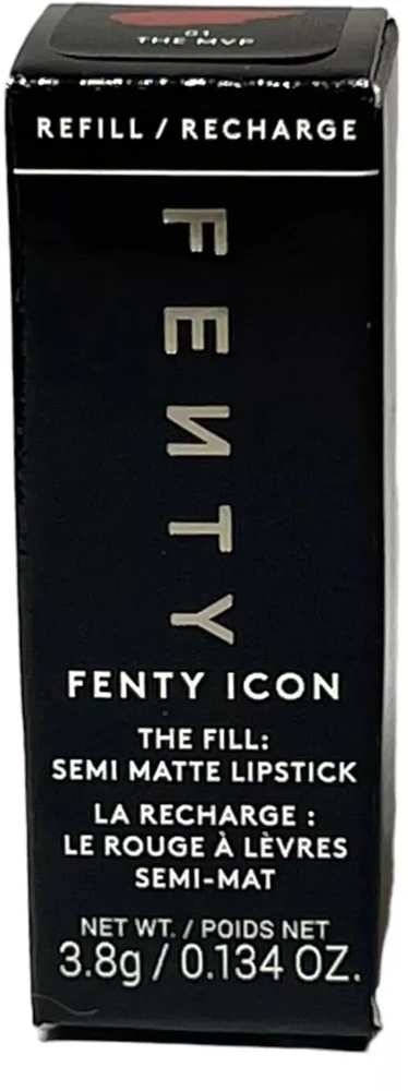 Fenty Beauty Icon Semi-matte Kreminis Lipstick 01 The MVP Papildomas 3.8 g