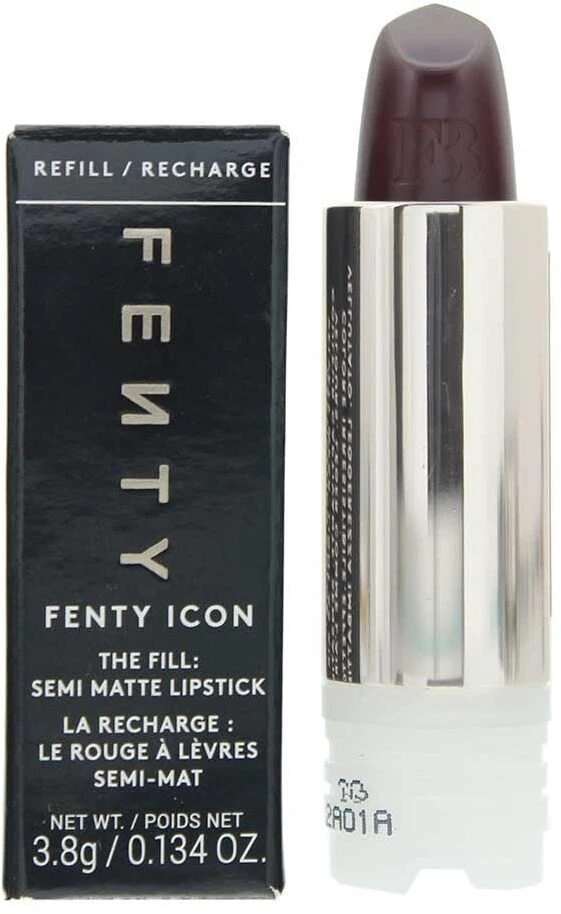 Fenty Beauty Icon Semi Matte Kreminis Lipstick Refill lūpų dažai-papildymas, atspalvis: 03 Bored Member, 3.8 g