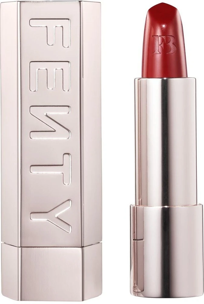 Fenty Beauty Icon pusiau matiniai Kreminis lūpų dažai Rowdy Roadie papildymas 3,8 g