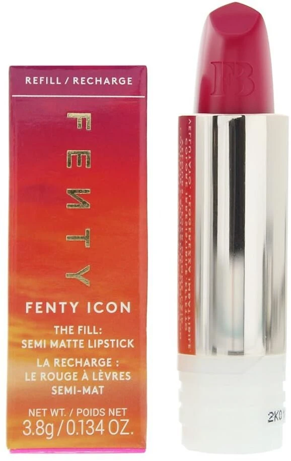 Fenty Beauty Icon pusiau matiniai Kreminis lūpų dažai „Miss Candy“ – papildymas 3,8 g
