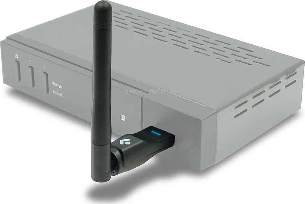Ferguson W04 adapteris prijungtas prie imtuvo