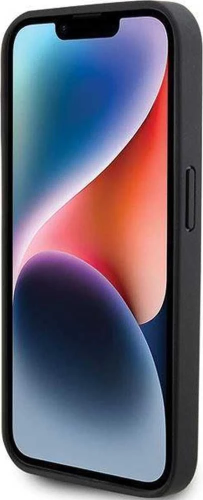 Ferrari FEHCP15LPTWK Apple iPhone 15 Pro 6.1″ juodos spalvos kietas dėklas Twist Metal Logo