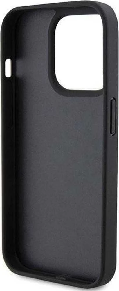 Ferrari FEHCP15LPTWK Apple iPhone 15 Pro 6.1″ juodos spalvos kietas dėklas Twist Metal Logo