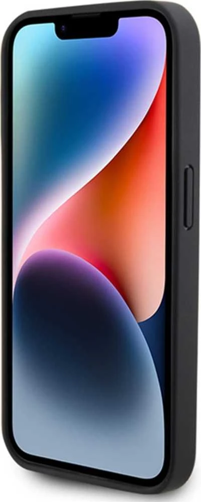 Ferrari FEHCP15LRDUK Apple iPhone 15 Pro 6.1″ juodos spalvos kietas dėklas Quilted Metal Logo