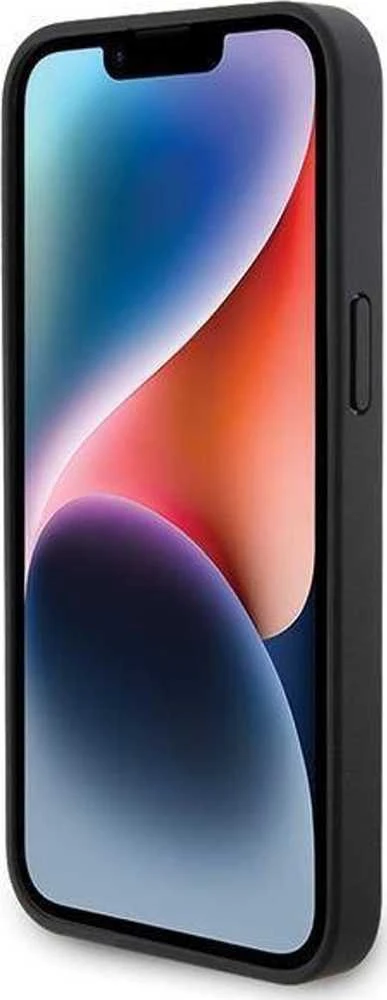 Ferrari FEHCP15XRDUK Apple iPhone 15 Pro Max 6.7″ juodos spalvos kietas dėklas Quilted Metal Logo