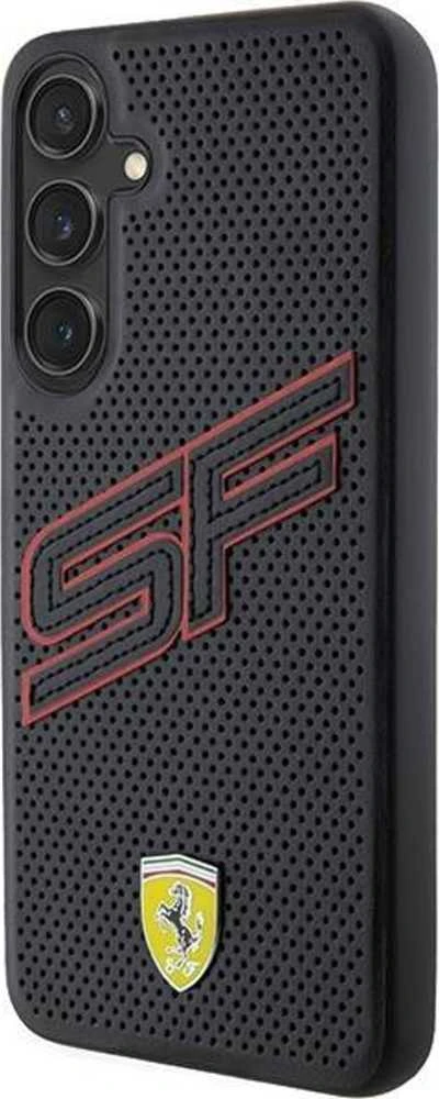 Ferrari FEHCS24SPINK S24 S921 juodos spalvos kietas dėklas Big SF Perforated