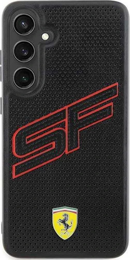 Ferrari FEHCS24SPINK S24 S921 juodos spalvos kietas dėklas Big SF Perforated