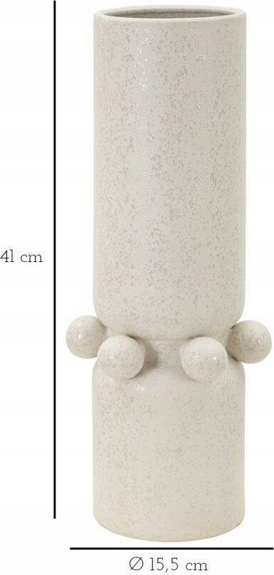 Ferretti BUBBLES keraminė vaza, Ø 15,5 x 41 cm