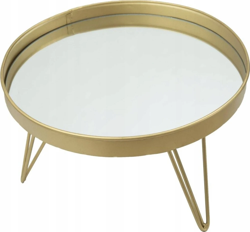 Ferretti Dekoratyvinis veidrodžio padėklas ant kojų, Ø 31 cm
