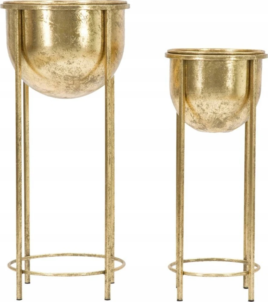 Ferretti Gold gėlių stovai su ištraukiamais gėlių vazonais