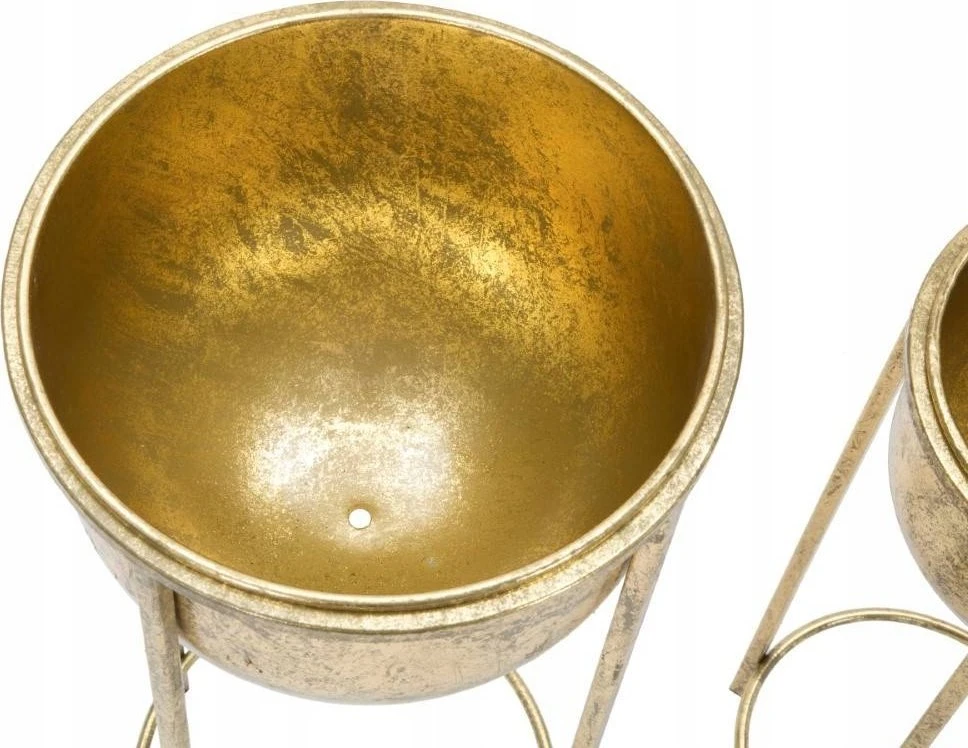 Ferretti Gold gėlių stovai su ištraukiamais gėlių vazonais