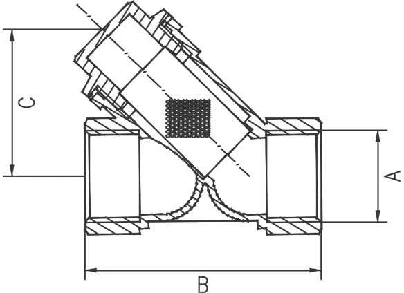 Ferro Filtras nuosėdų 6/4'' F05
