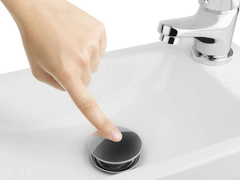 Praustuvo sifono vožtuvas Ferro, chromuotas Rotondo S287PP-B