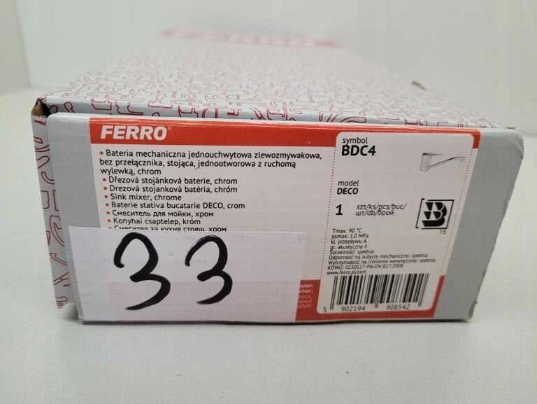Virtuvinis maišytuvas FERRO DECO, chromo spalvos