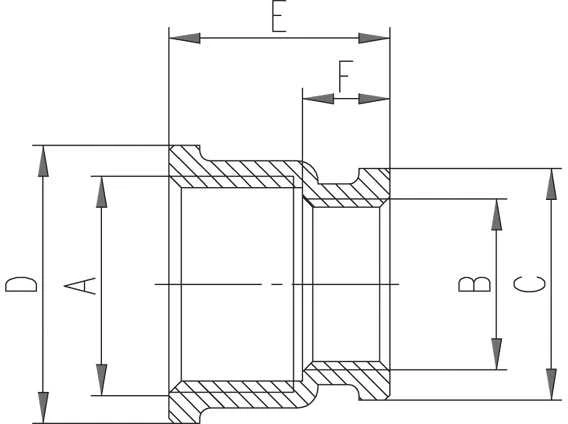 Ferro Žalvarinė mova 6/4x1'' M13Z