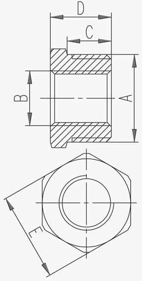 Ferro Žalvarinė redukcija 6/4x1'' R07Z