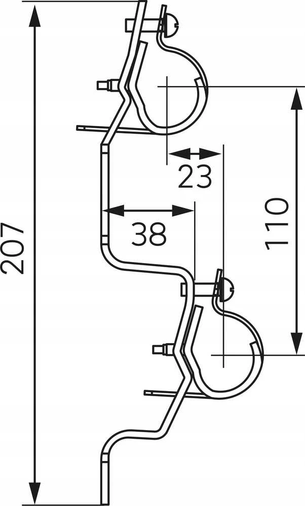 Ferro Ferro rankenėlių rinkinys 3/4" sanitariniams kolektoriams LC2RDW20