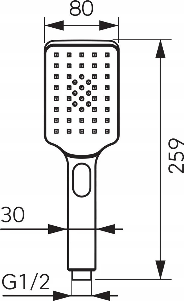 Ferro S350-B DUŠO RANKENA CLIK 3-FUNK FERRO // RN.00.CLIK-FERRO