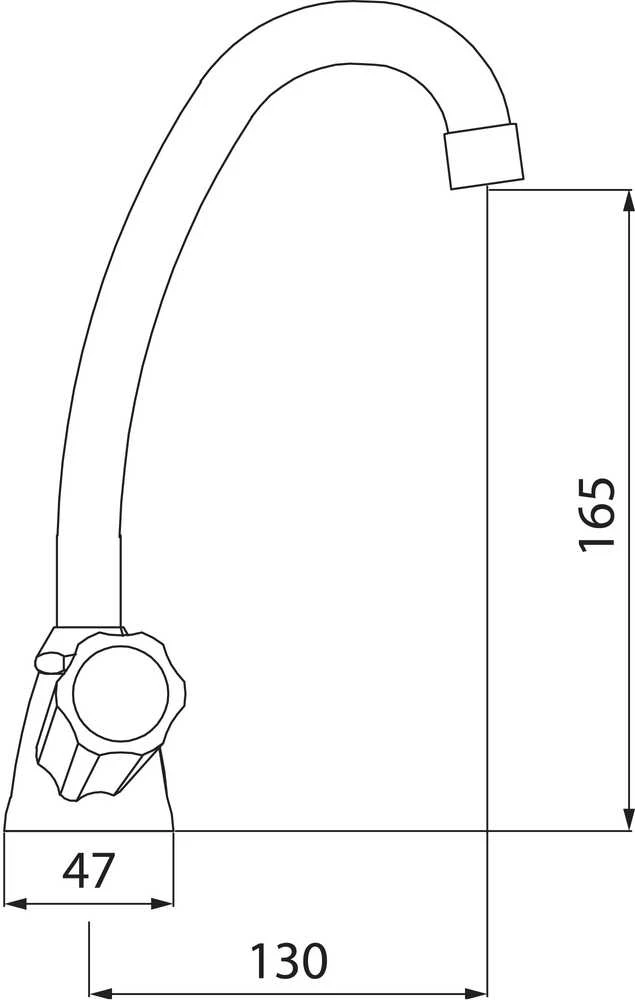 „Ferro Standard“ statomas praustuvo maišytuvas, chromas (BST2)