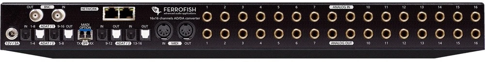 FERROFISH Pulse 16 DX - Konwerter AD/DA DANTE MADI ADAT