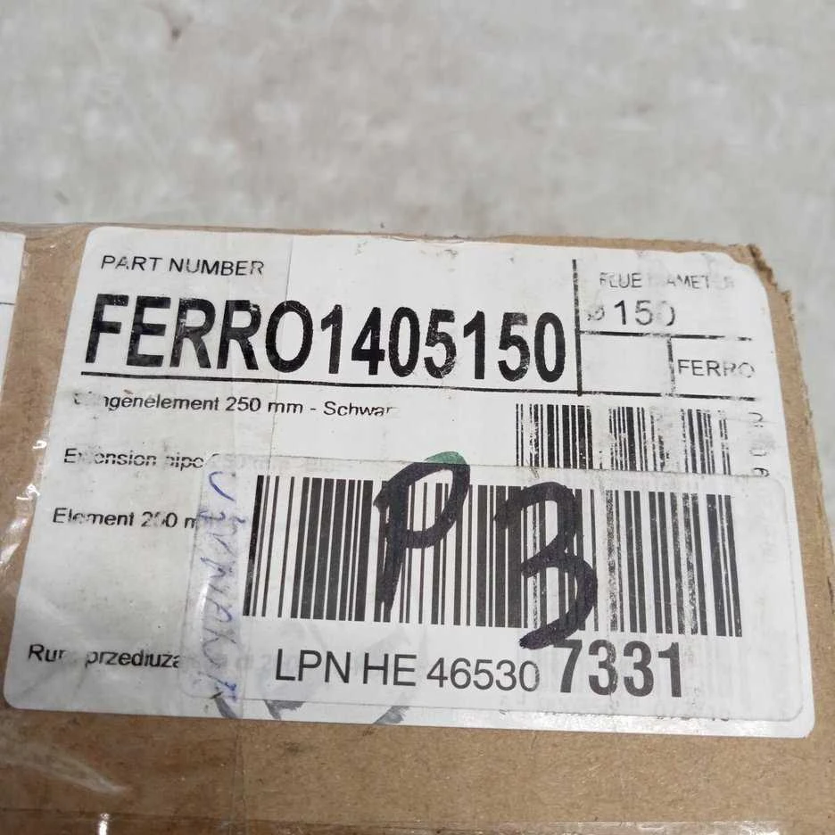 Ferrolux FERROLUX pratęsimo vamzdis L-1000 150 Juodas