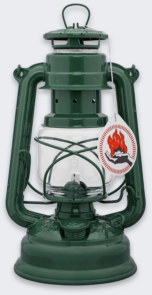 Žibalinė lempa Feuerhand Hurricane: Spalva - Moss Žalias