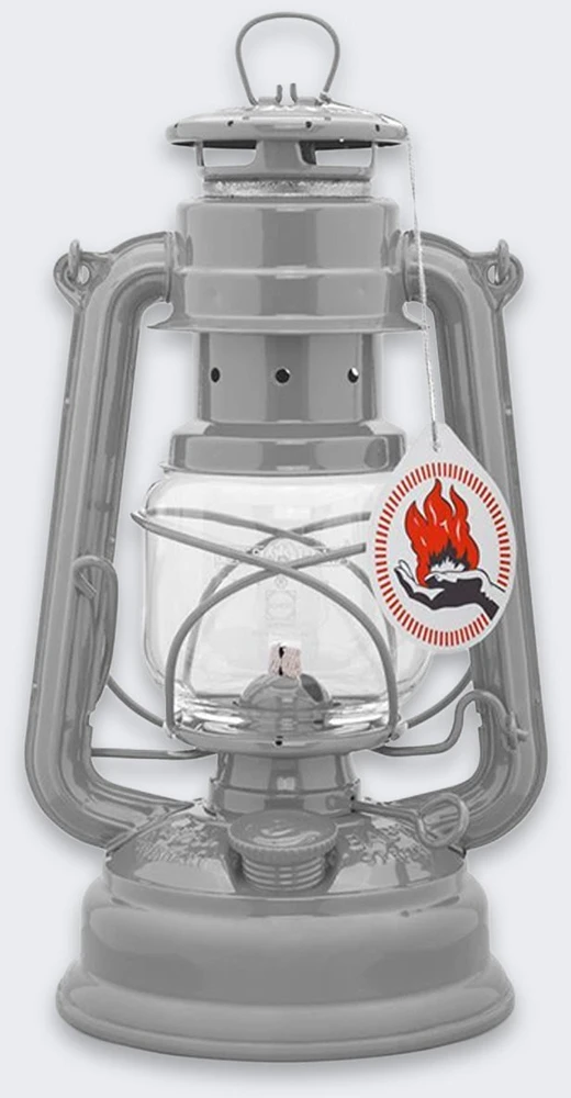 Žibalinė lempa Feuerhand Hurricane: Spalva - Nordic Gray