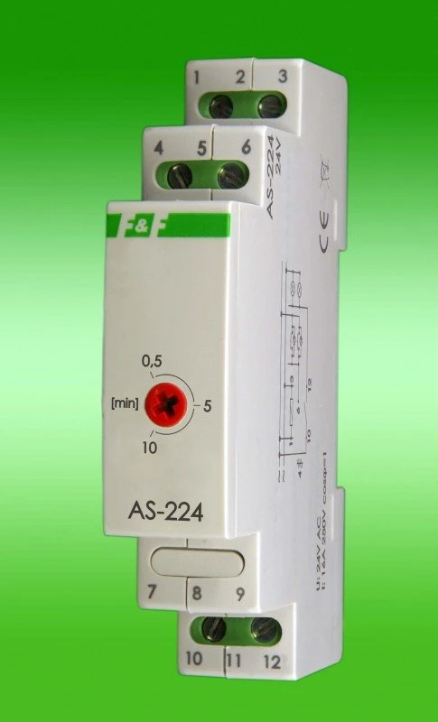 F&F AS-224 AUT.SCH.24V AC/DC IP40 2MO BUS